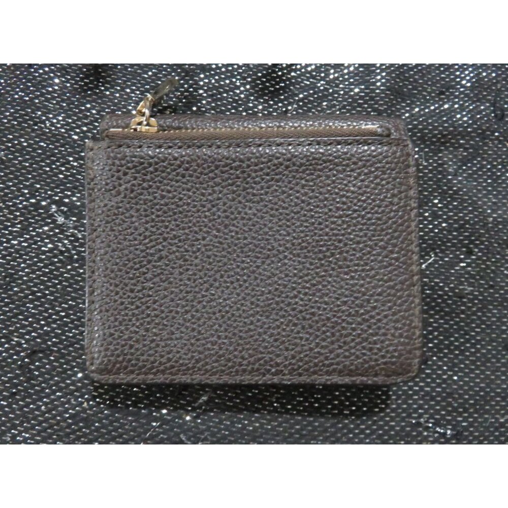 BOGO Michael Kors Bedford Carryall Card Case Brown Pebble Leather compact Wallet - Picture 2 of 9